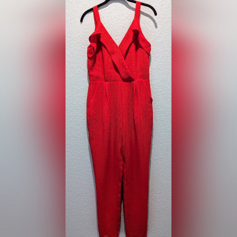 Adelyn Rae Ruffled Jumpsuit - Picture 2 of 6